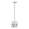 Z-Lite Oberon 1 Light Pendant, Chrome+ Crystal 453SQMP-CH - alternate 1
